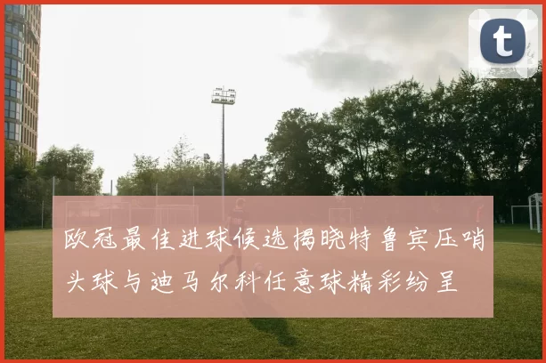 欧冠最佳进球候选揭晓特鲁宾压哨头球与迪马尔科任意球精彩纷呈